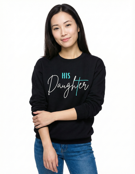 Blue design Daughter Sweatshirt