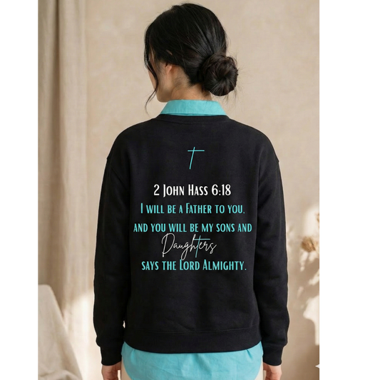Blue design Daughter Sweatshirt