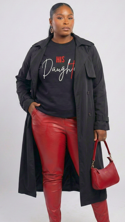 Red design Daughter Sweatshirt