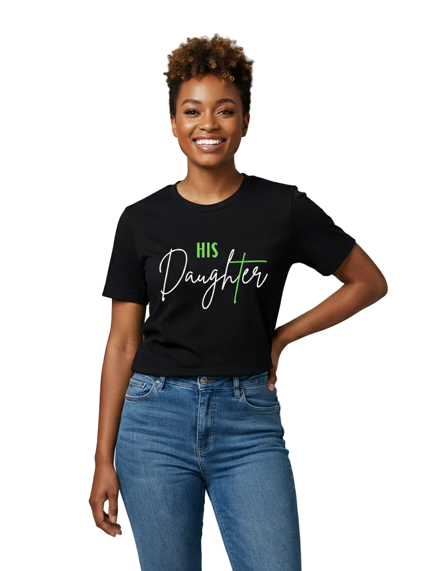 Green detailed His Daughter shirt