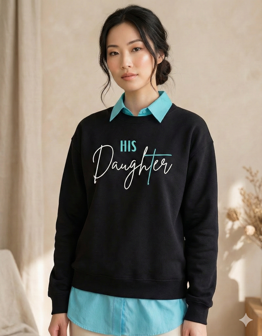 Blue design Daughter Sweatshirt