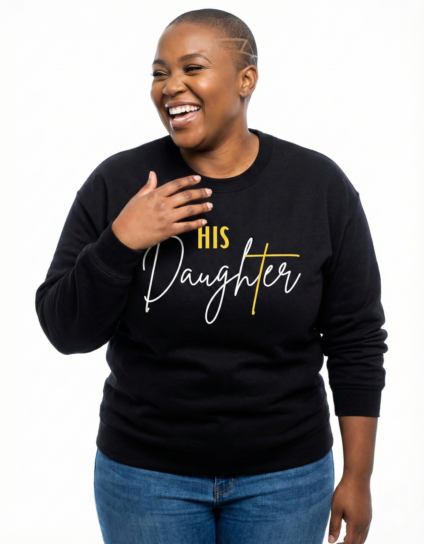 Yellow design Daughter Sweatshirt