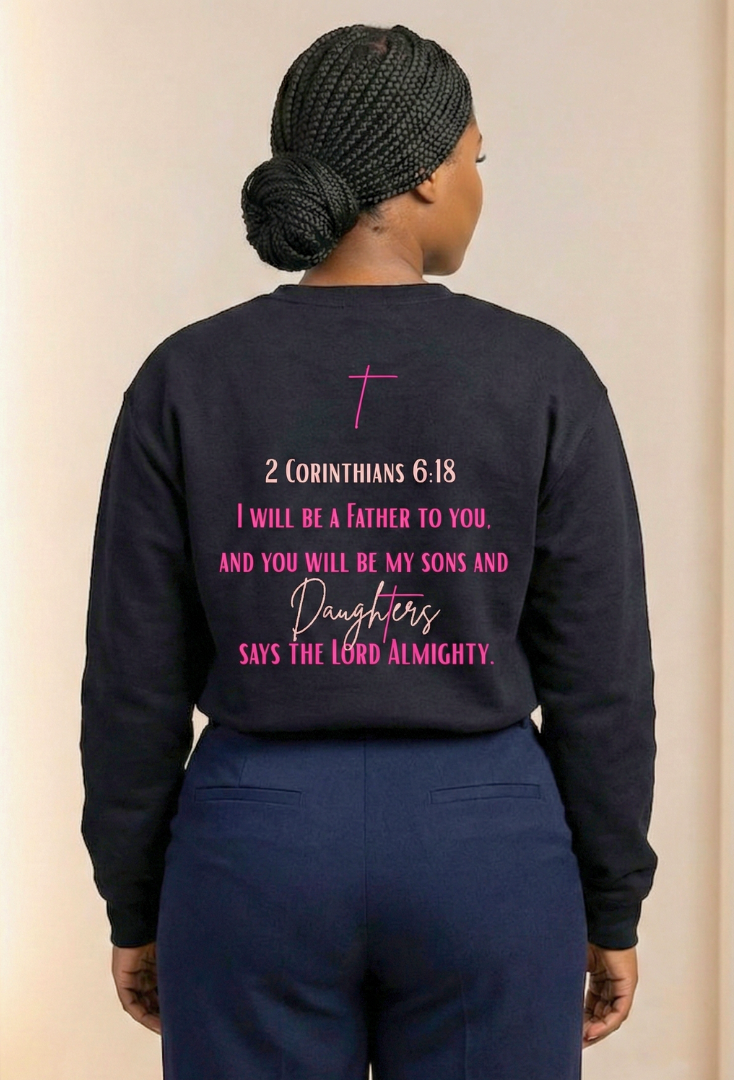 Pink design Daughter Sweatshirt