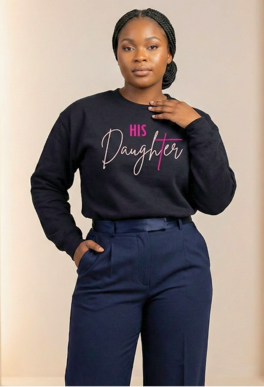 Pink design Daughter Sweatshirt