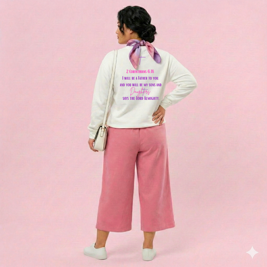 Daughter design on White Sweatshirt