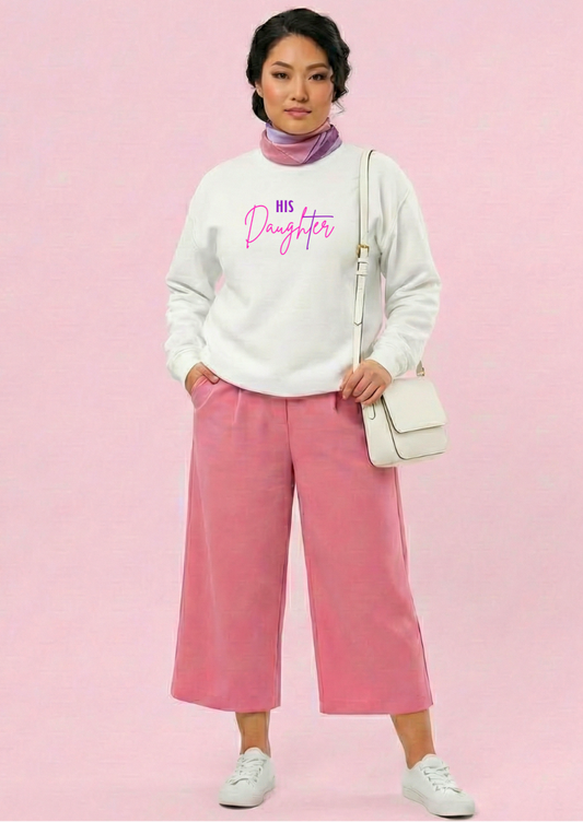 Daughter design on White Sweatshirt