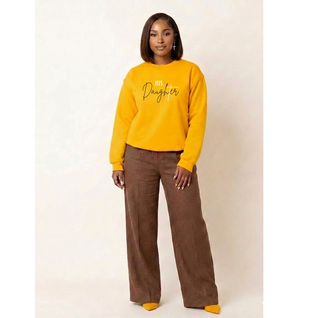 Brown/Cream on Gold Daughter Sweatshirt
