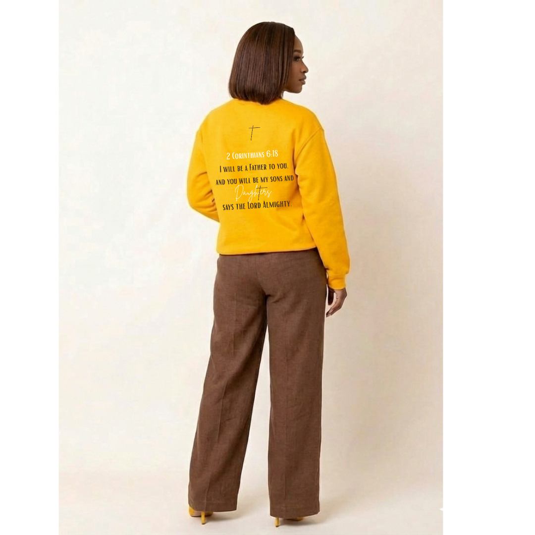 Brown/Cream on Gold Daughter Sweatshirt