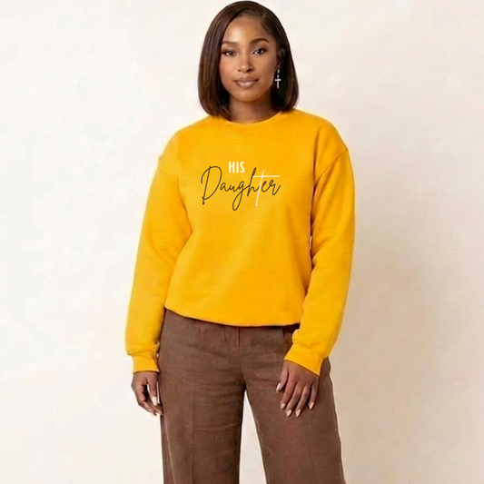 Brown/Cream on Gold Daughter Sweatshirt